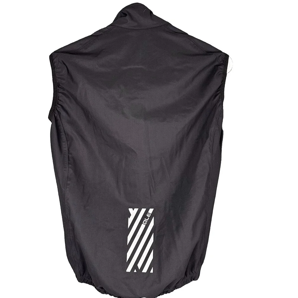Alé Klimatik Windstopper Cycling Vest Full Zip Lightweight Black Gray S